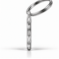 TAGiDOG Pointer Dog ID Tag side profile showing tag thickness and split ring