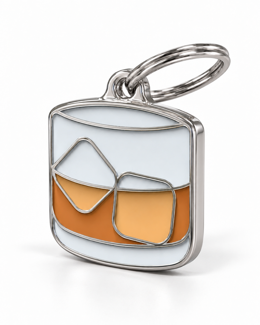 TAGiDOG Scotch ID Tag dog ID tag, angled view