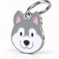 TAGiDOG Siberian Husky Dog ID Tag, angled view