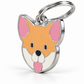 TAGiDOG Smooth Coat Chihuahua Dog ID Tag, angled view