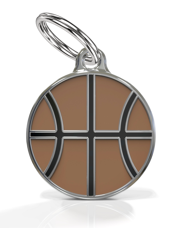 Street Ball Basketball ID Tag