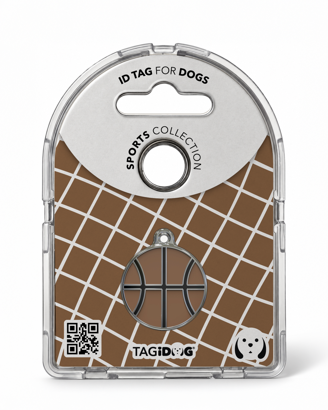 TAGiDOG Street Ball Basketball ID Tag in retail packaging