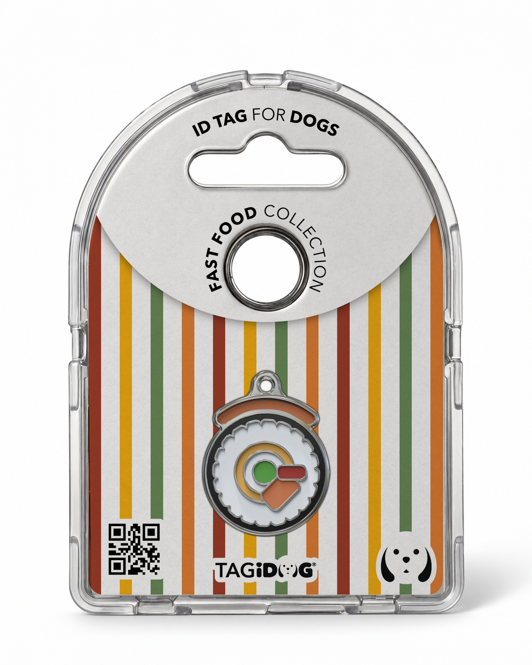 TAGiDOG Sushi ID Tag in retail packaging