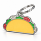 TAGiDOG Taco ID Tag dog ID tag, angled view
