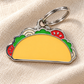TAGiDOG Taco ID Tag dog ID tag on light linen