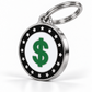 TAGiDOG USD Coin ID Tag dog ID tag, angled view
