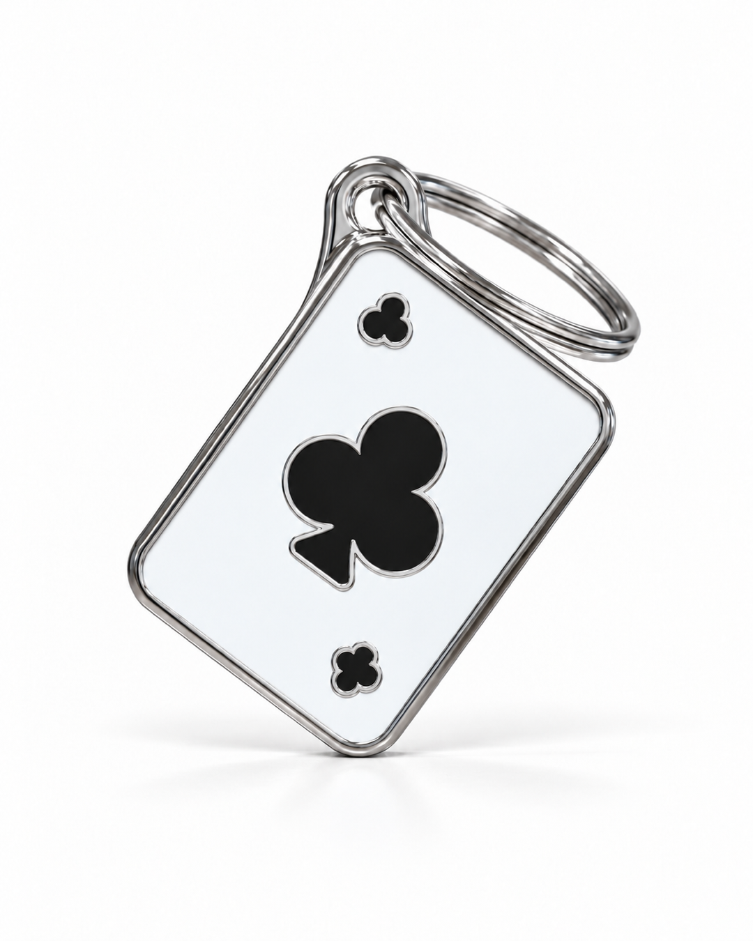 TAGiDOG Vegas Clubs ID Tag dog ID tag, front view on white