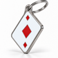 TAGiDOG Vegas Diamonds ID Tag dog ID tag, angled view