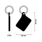 TAGiDOG Vegas Diamonds ID Tag ID tag dimensions, 30 mm wide and 36 mm high, 3 mm thickness