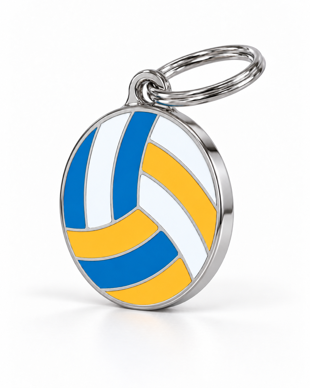 TAGiDOG Volley Vibe ID Tag dog ID tag, angled view