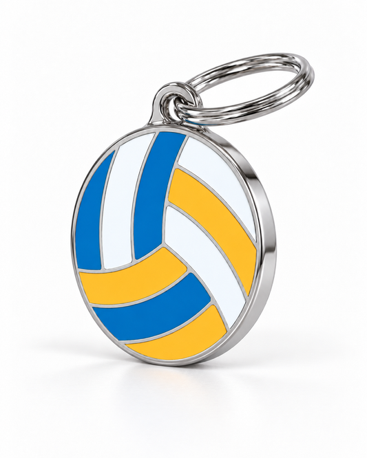 TAGiDOG Volley Vibe ID Tag dog ID tag, angled view