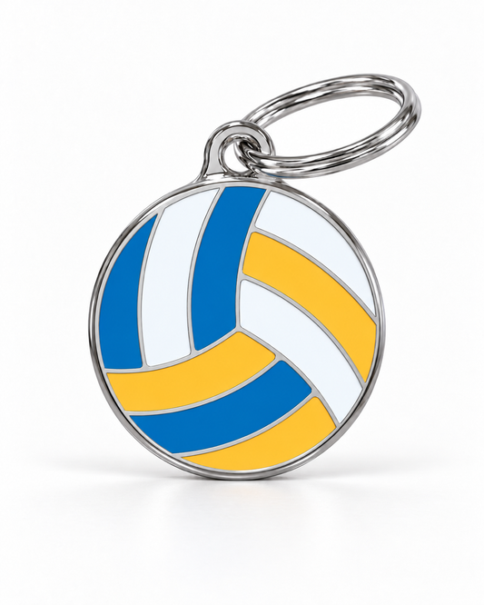 TAGiDOG Volley Vibe ID Tag dog ID tag, front view on white