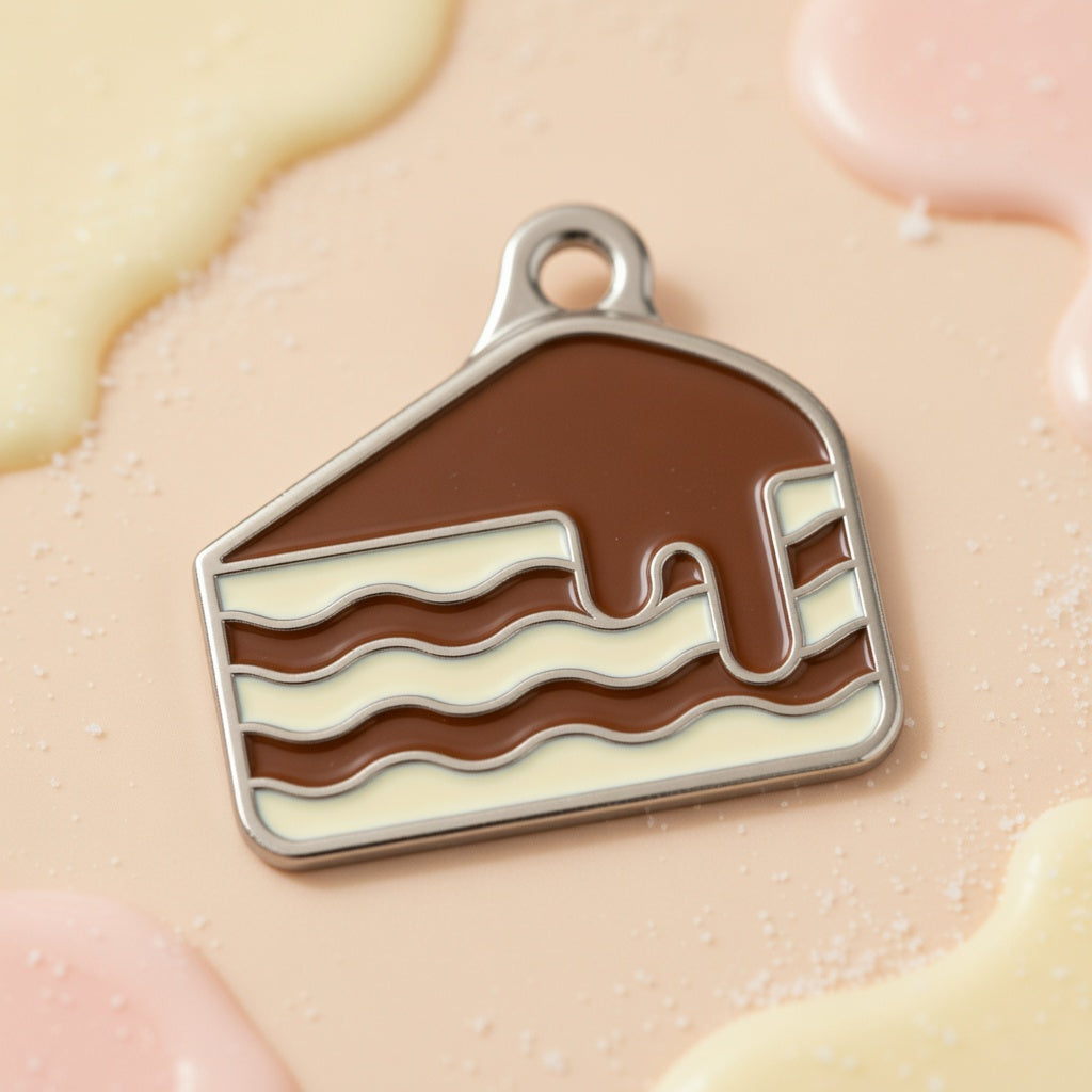 Chocolate Cake ID Tag