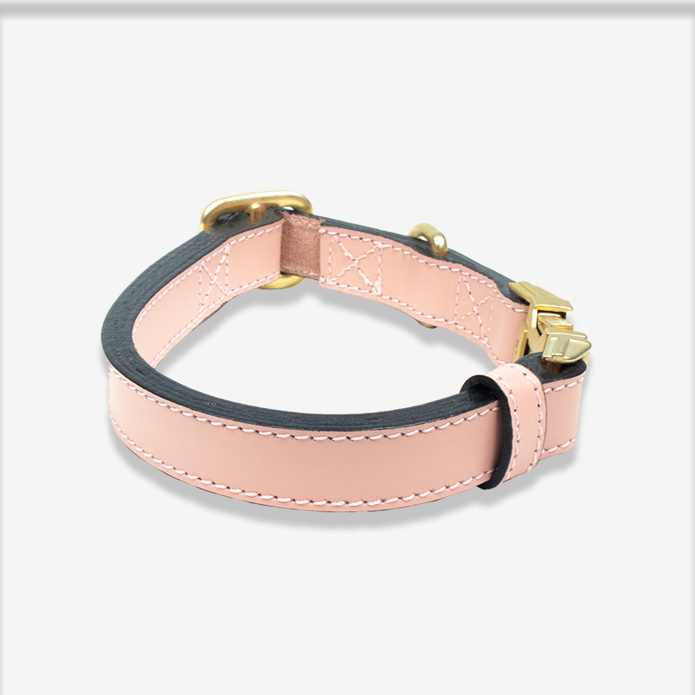 Pink louis hotsell vuitton dog collar