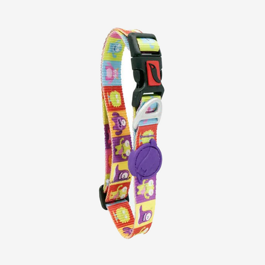 Vibrant collection of dog collars available in our online pet shop. Premium designer dog collar, now in stock at our online store. Puppy Collar.
