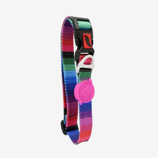 Vibrant collection of dog collars available in our online pet shop. Premium designer dog collar, now in stock at our online store. Puppy collar. Dog Collar. 