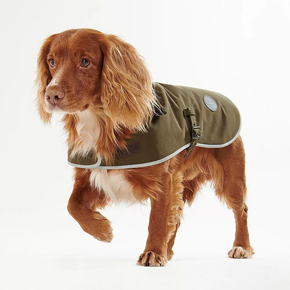 Barbour Green Waterproof Dog Coat