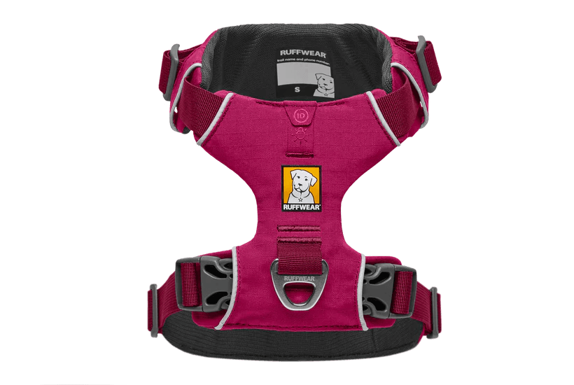 Front Range Dog Harness - Hibiscus Pink - Ruffwear - Collar