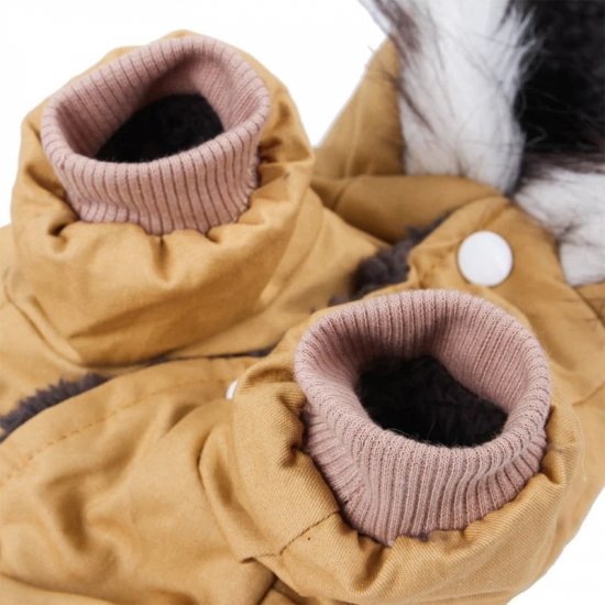 Furry Beige Coat - Spacedogs - Dog ClothingSoft, perfect fit dog pajamas providing comfort for Border Collies. Perfect fit waterproof raincoat for English Bulldogs to enjoy walks in any weather. Perfect fit dog hoodie, keeping French Bulldogs warm and stylish. Cool and perfect fit summer vest for Boxer dogs. Luxury, perfect fit dog tuxedo designed for Golden Retrievers attending special events. Collection of perfect fit dog clothing for popular UK breeds like the Jack Russell Terrier